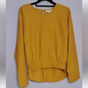 Prologue Mustard Yellow Long Sleeve Blouse